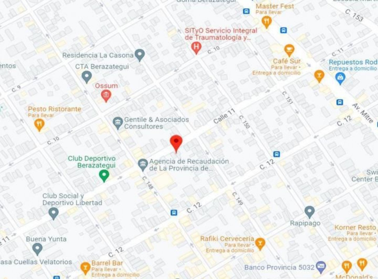 VENTA LOTE DE 10X40, BERAZATEGUI CENTRO.