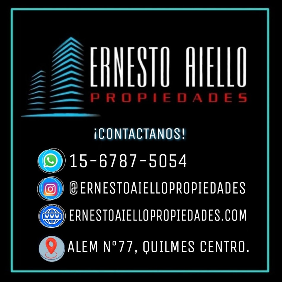 VENTA CASA 4 AMBIENTES CON QUINCHO, PILETA Y GARAGE, QUILMES OESTE CENTRO.