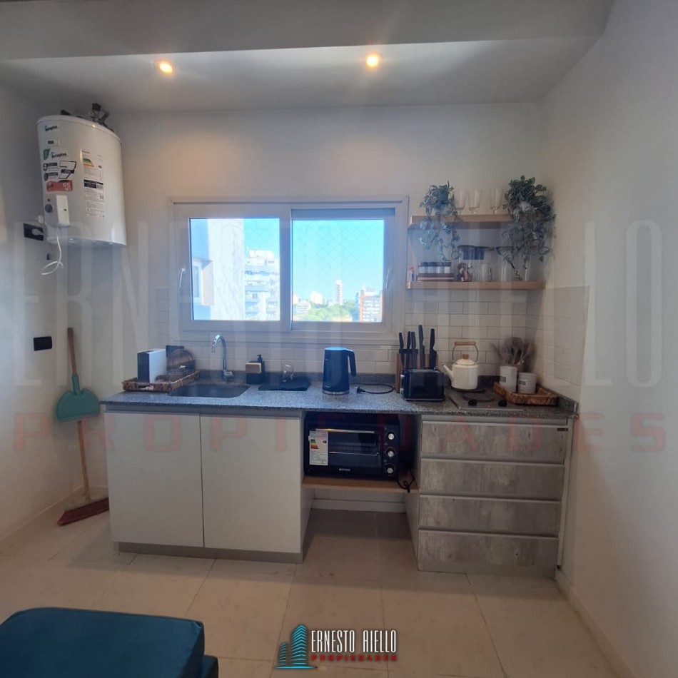 VENTA DEPARTAMENTO AMOBLADO DOS AMBIENTES CON BALCON EN QUILMES CENTRO.